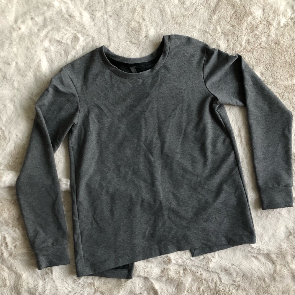 4R Sportswear For Rest Womens Long Sleeve Workout Yoga Tops Loose Fit Open Back